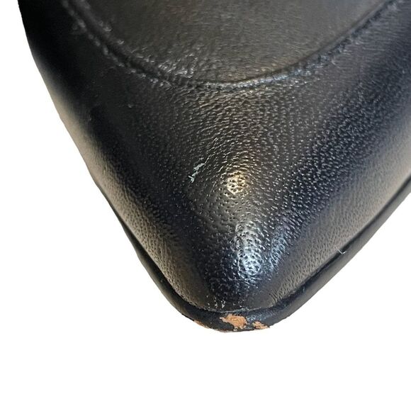 Halogen Kendra Black Pointed Toe Leather Flats, size 8 - Picture 12 of 12